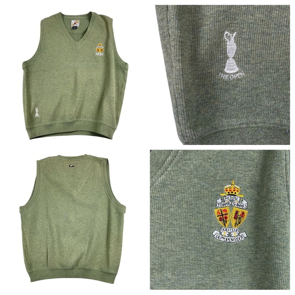 Men's Vintage‎ 2001 Open Championship Vest from Royal Lytham & St. Annes Lg 0050 - Picture 1 of 8